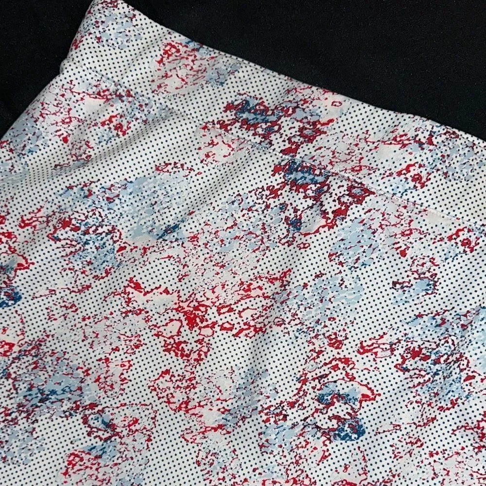 Pebble Beach Multicolor Pattern Skort Size XL